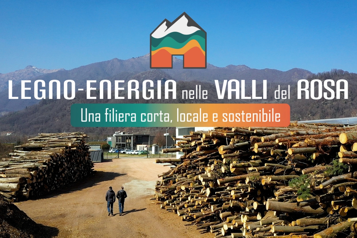 Materiale divulgativo sulla filiera legno-energia in Valsesia