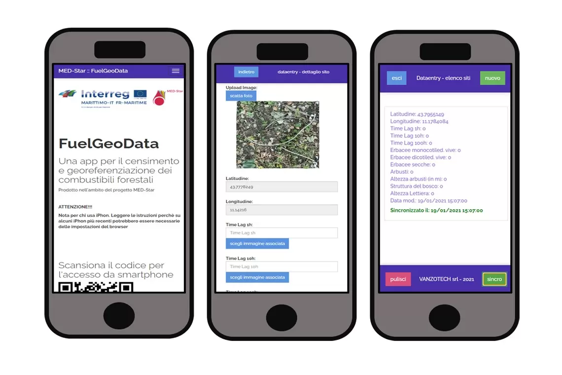 FuelGeoData: una app per mappare i combustibili delle foreste e mitigare il rischio d’incendio