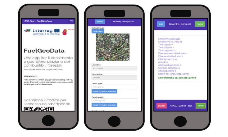 FuelGeoData: una app per mappare i combustibili delle foreste e mitigare il rischio d’incendio