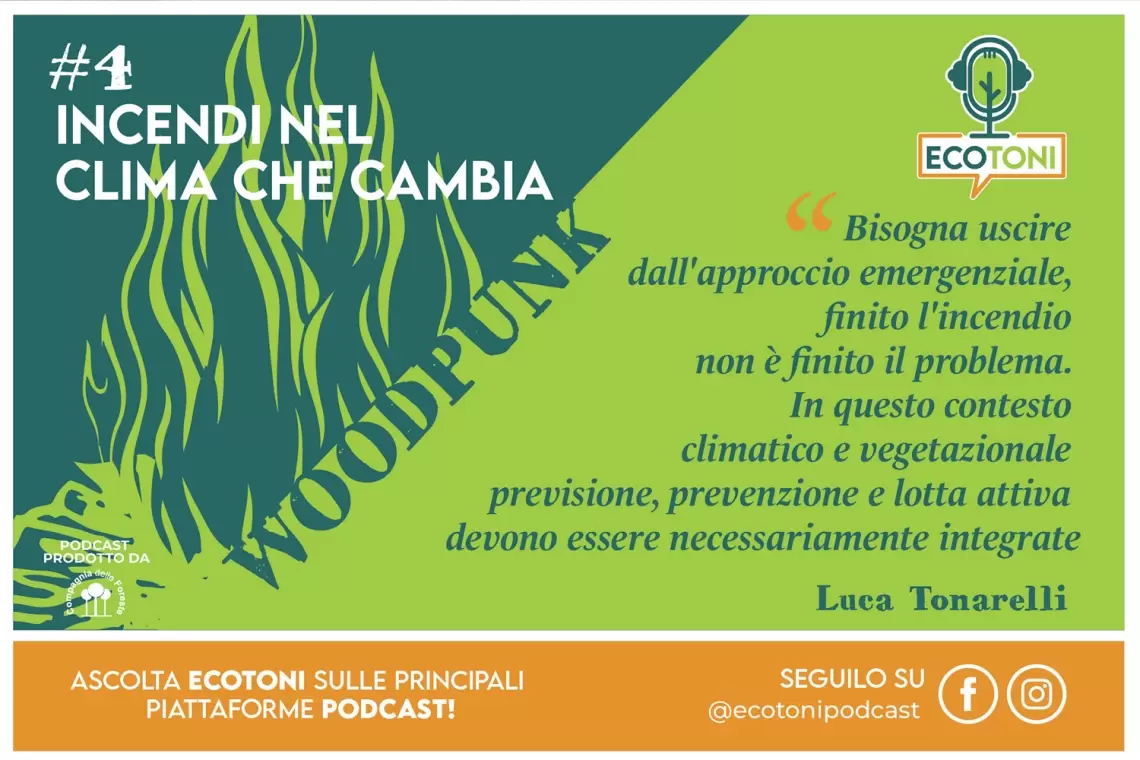 Nuova puntata di Ecotoni dedicata a incendi e clima