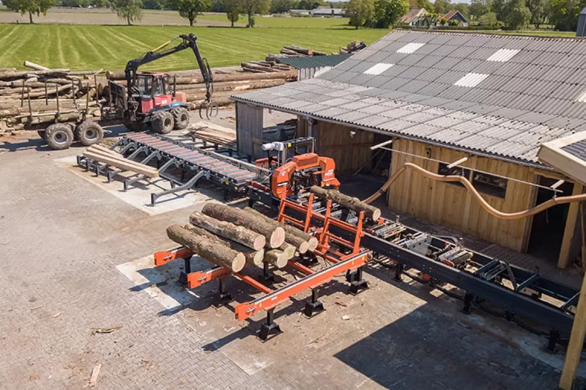Segatronchi industriale ad alte prestazioni Wood-Mizer WB2000