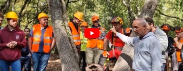 Un video per raccontare una giornata dedicata alla sicurezza nei lavori in bosco