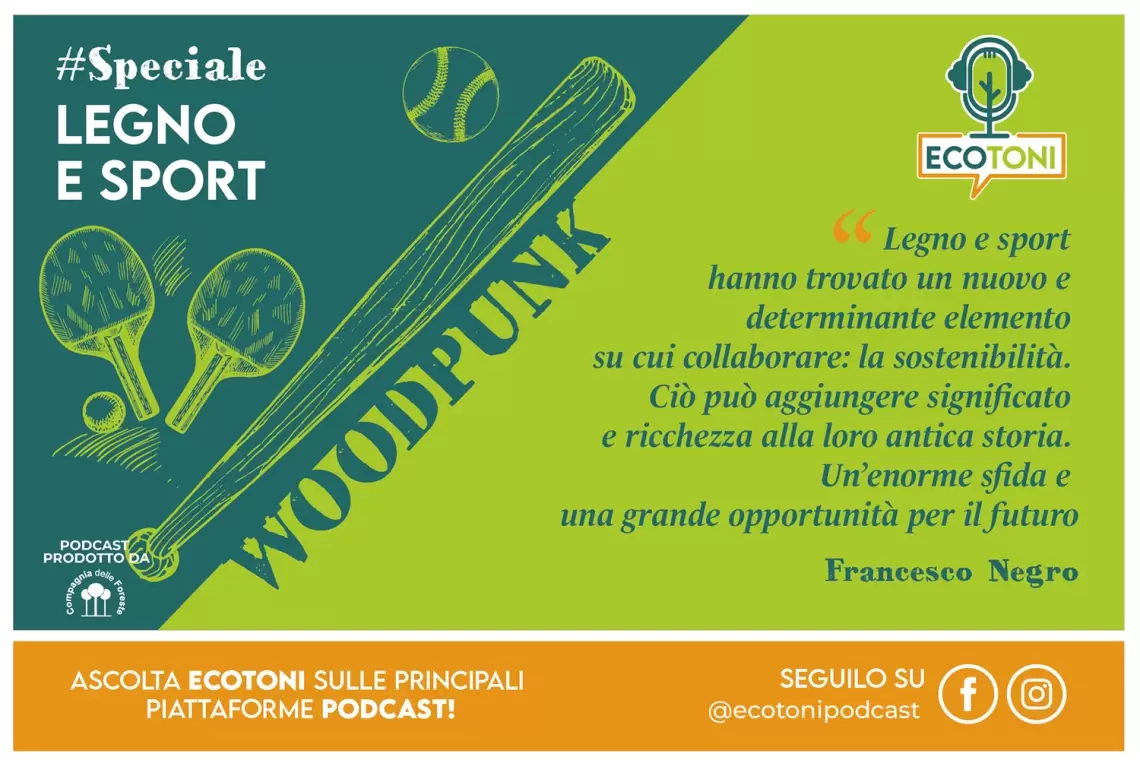 Legno e Sport, puntata speciale del podcast Ecotoni
