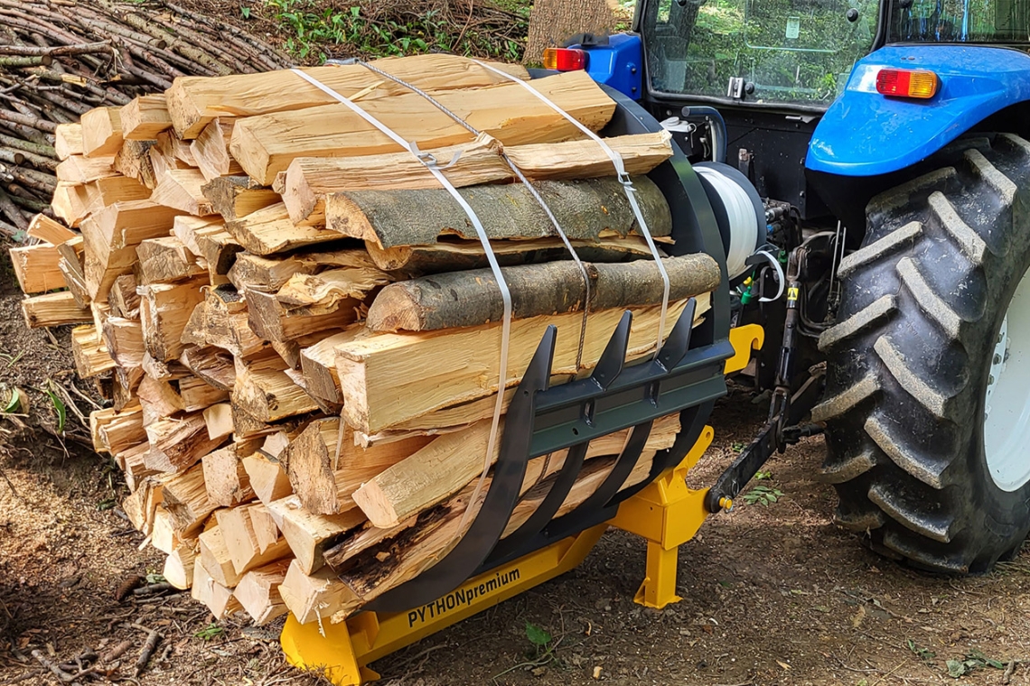 La nuova generazione di avvolgitori di legna Uniforest: PYTHON Premium
