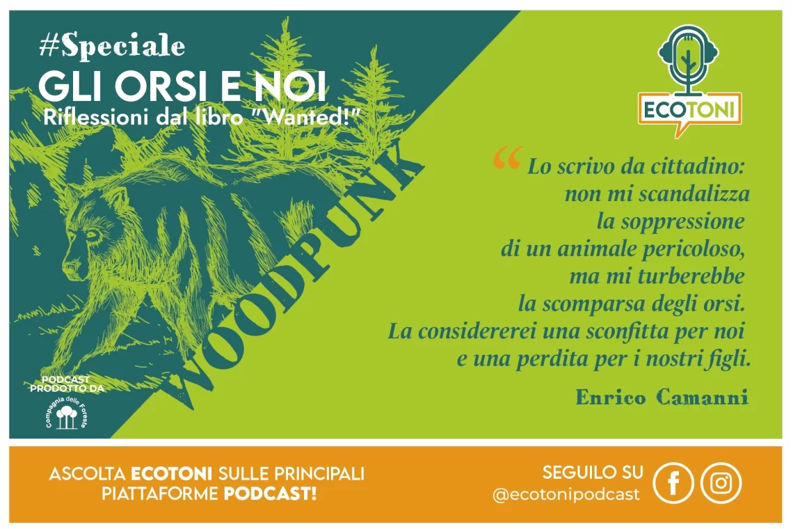 Ecotoni: una nuova puntata dedicata alla convivenza tra esseri umani e orsi