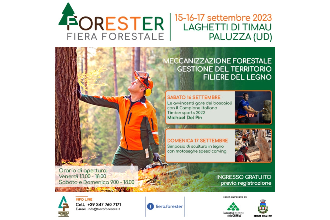 FORESTER | La nuova fiera forestale dinamica