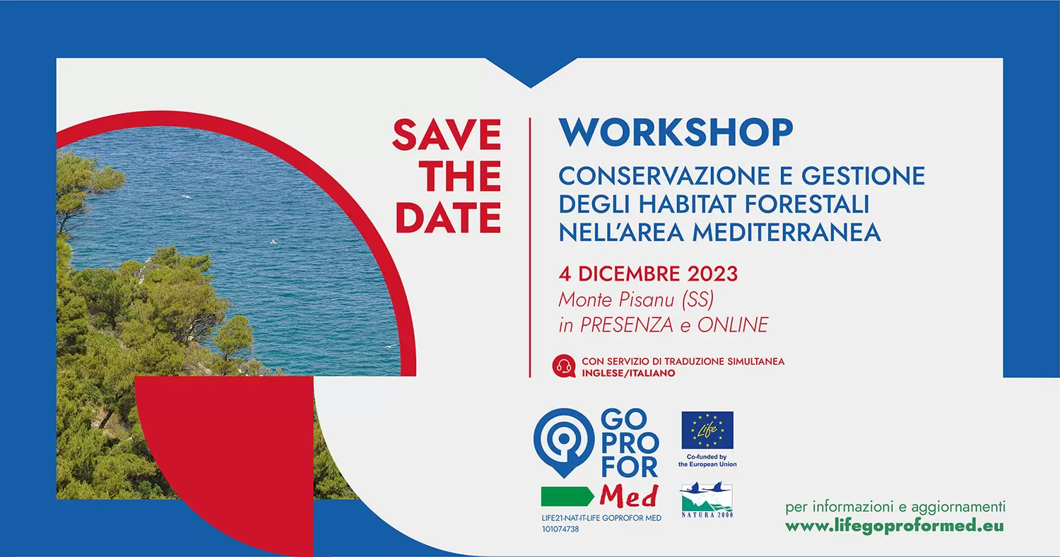 workshop conservazione gestione habitat forestali mediterranei savethedate