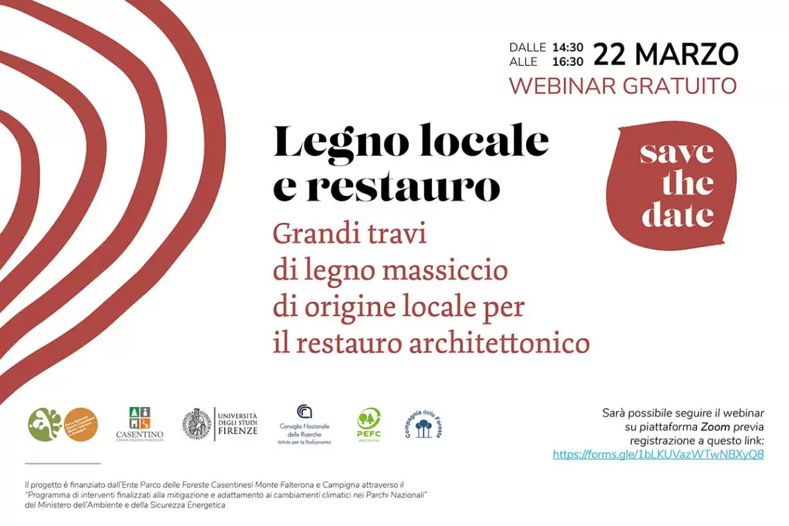 Webinar legno locale e restauro