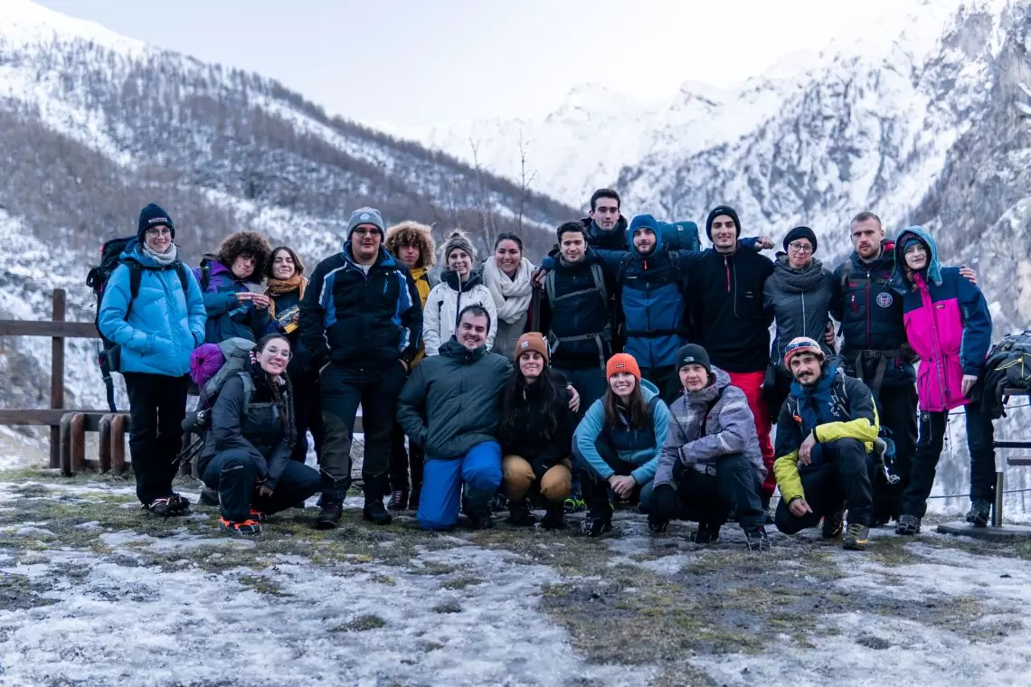 AUSF Torino in Val Troncea tra boschi, neve e soccorso alpino