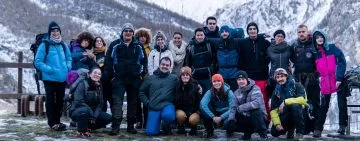 AUSF Torino in Val Troncea tra boschi, neve e soccorso alpino