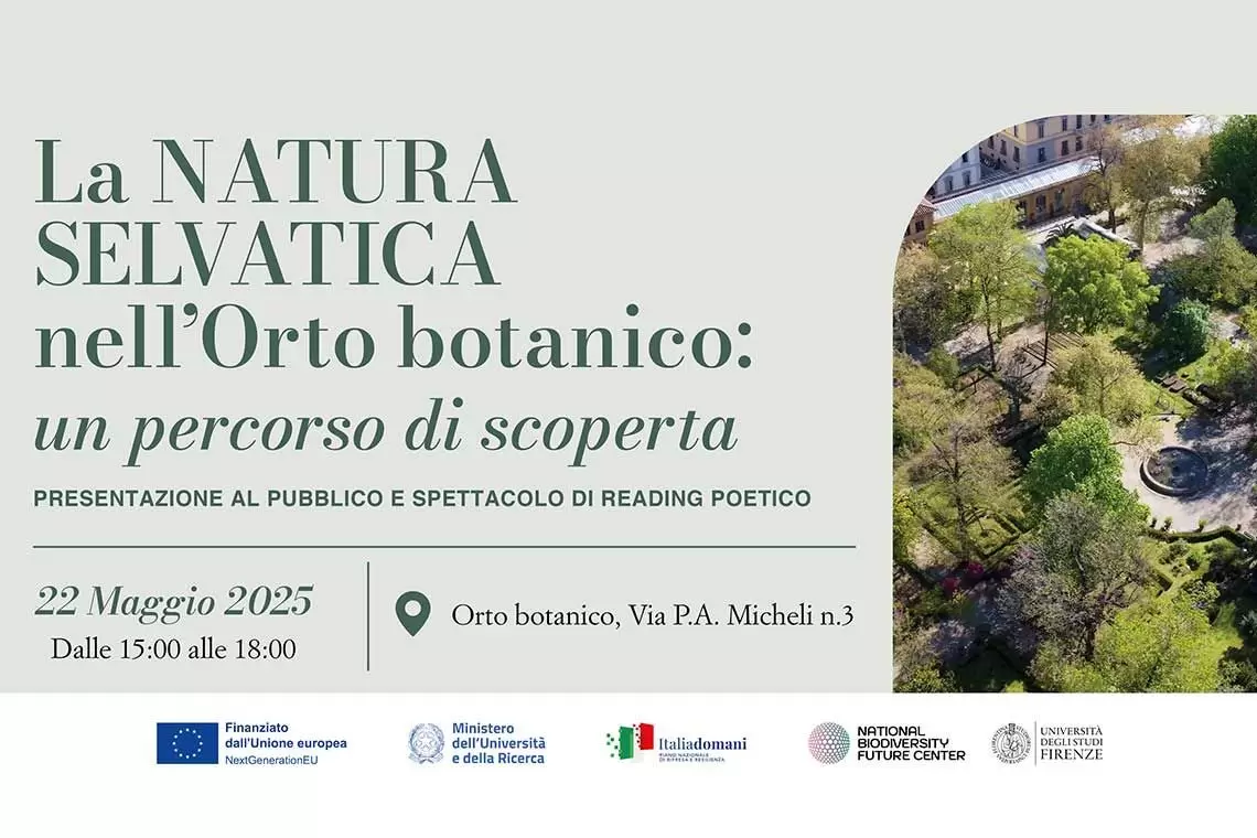 Orto botanico di Firenze, un percorso alla scoperta della biodiversità selvatica