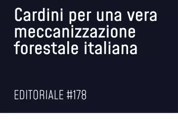 Omologazioni e modelli specializzati: i cardini per una vera meccanizzazione forestale italiana