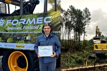 Meccanizzazione specializzata polivalente nella selvicoltura antincendio: Martino Rogai vince il premio al FORMEC 2025