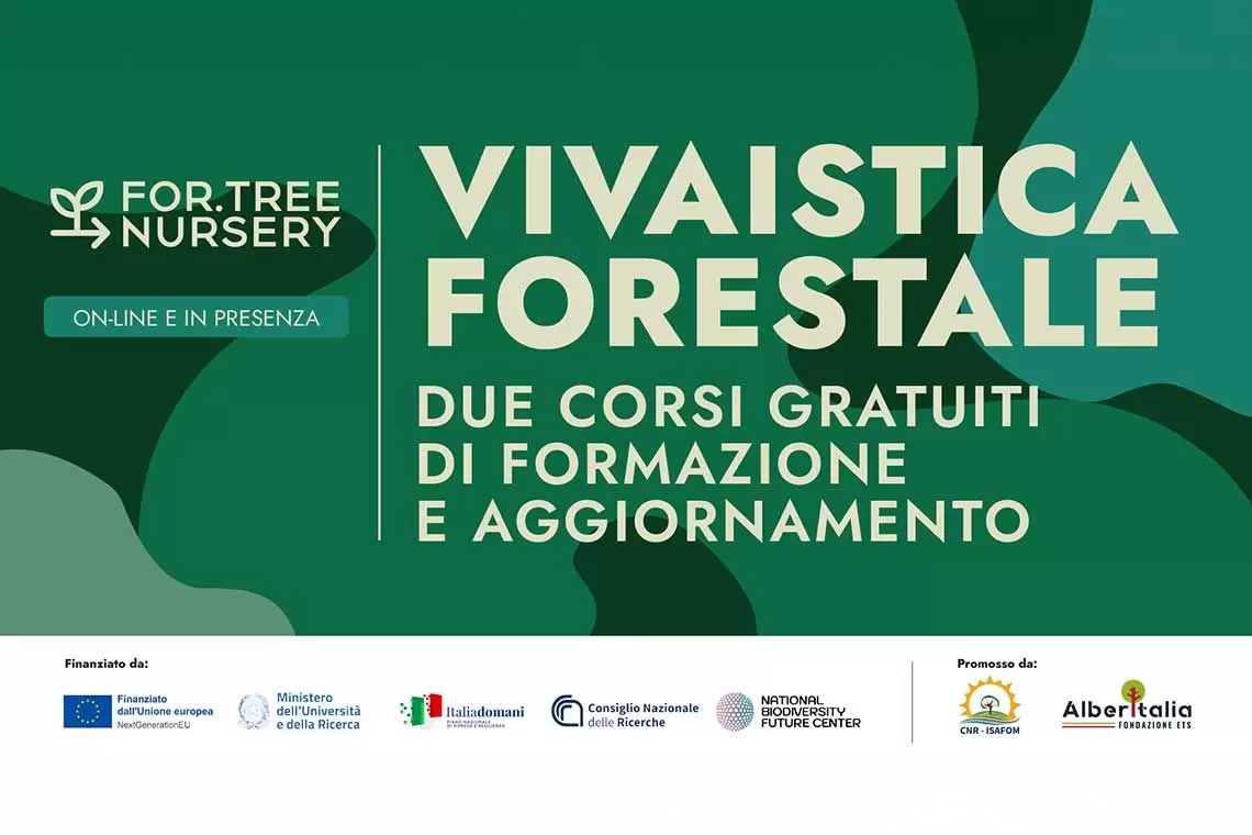 Vivaistica forestale: due corsi gratuiti di formazione e aggiornamento