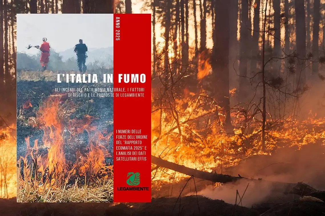 Report incendi Legambiente 2025