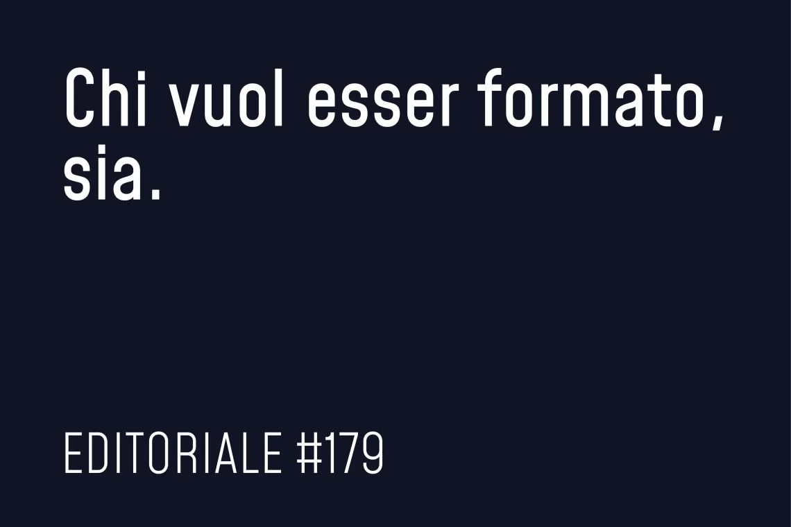 Chi vuol esser formato, sia - Il punto, con qualche auspicio, sulla formazione forestale