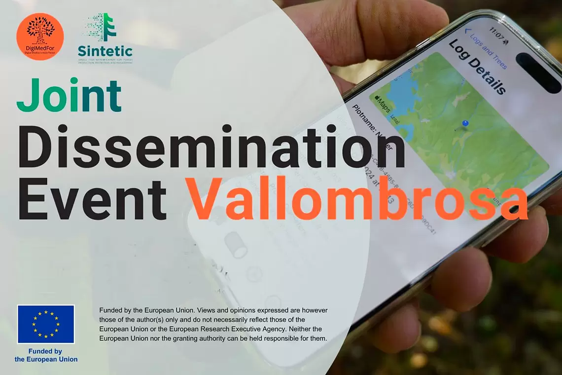 Tecnologie innovative per la gestione delle foreste Mediterranee, evento congiunto dei progetti europei DIGIMEDFOR e SINTETIC