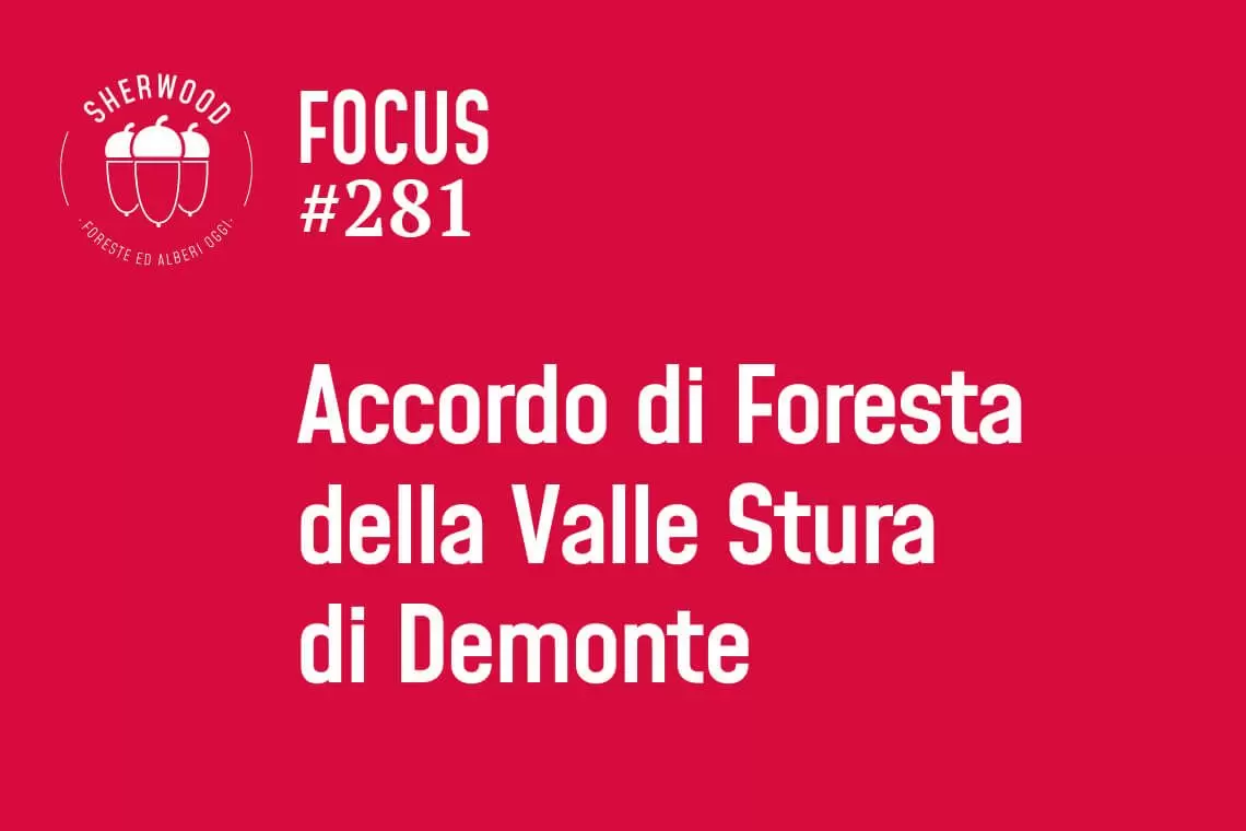 Accordo di Foresta Valle Stura di Demonte
