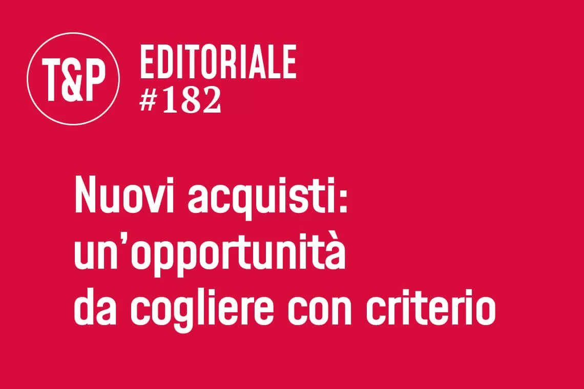 Nuovi acquisti di macchinari: un’opportunità da cogliere con criterio