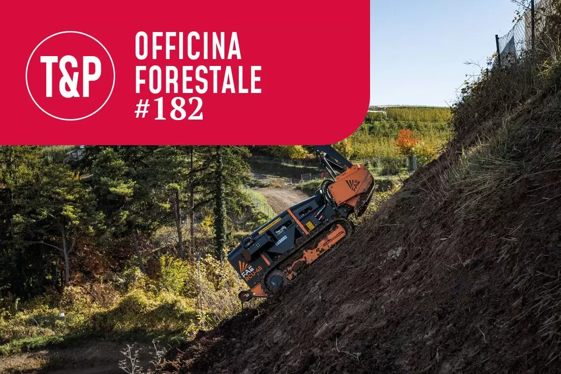 Mini cingolato radicomandato per la trinciatura: FAE RCU45