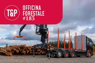 Gru idraulica a braccio articolato BMF per autocarri