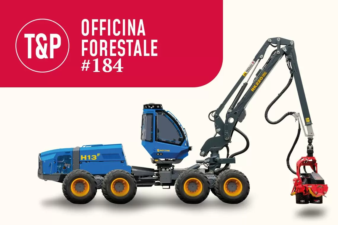 Harvester versatile: il Rottne H13F