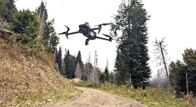 art.Ricognizione delle strade forestali droni 1