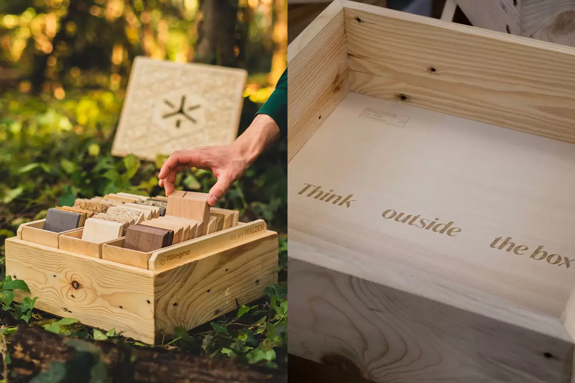 MATERIOTECA per valorizzare il legno