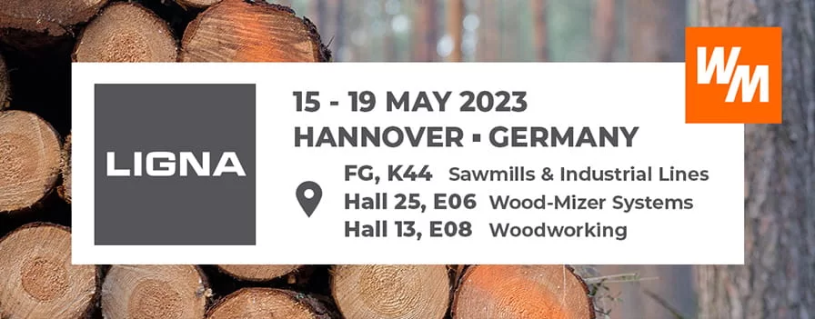 nl59 tp A LIGNA 2023 Wood Mizer banner