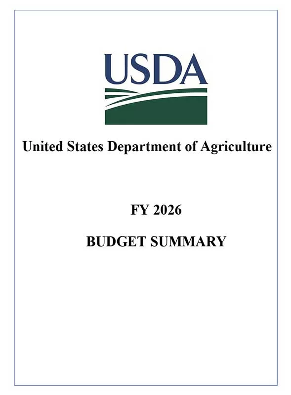 USDA budget 2025